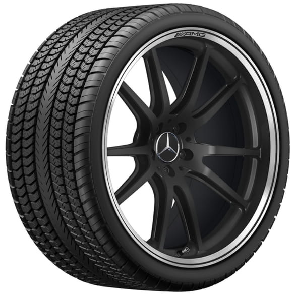 AMG forged winter wheels 21 inch AMG GT X290 black complete wheels set Genuine Mercedes-Benz