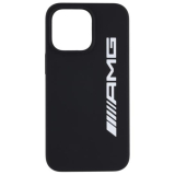 Funda para móvil AMG iPhone® 13 Pro negra Original Mercedes-AMG Collection