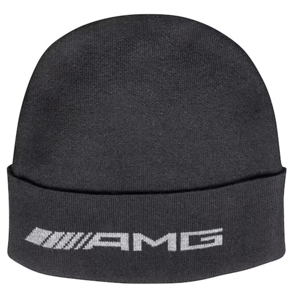 AMG gebreide muts unisex zwart Original Mercedes-AMG Collection