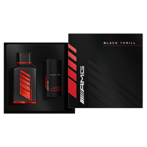 AMG geschenkset Black Thrill heren Eau de Parfum Deo stick – | B66959841
