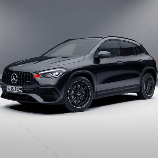Calandra Panamericana nera AMG GLA 45 H247 | GLA-247-Pana-black