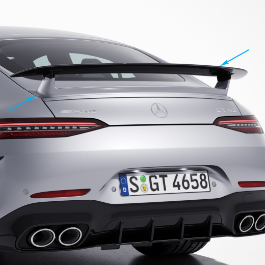 AMG GT 4 portes becquet carbone fixe X290 | X290-Heckspoiler