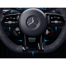 AMG GT C190 Night Package Black Series Steering wheel covers Original Mercedes-Benz | C190-Night-Paket-Lenkrad-BS-K
