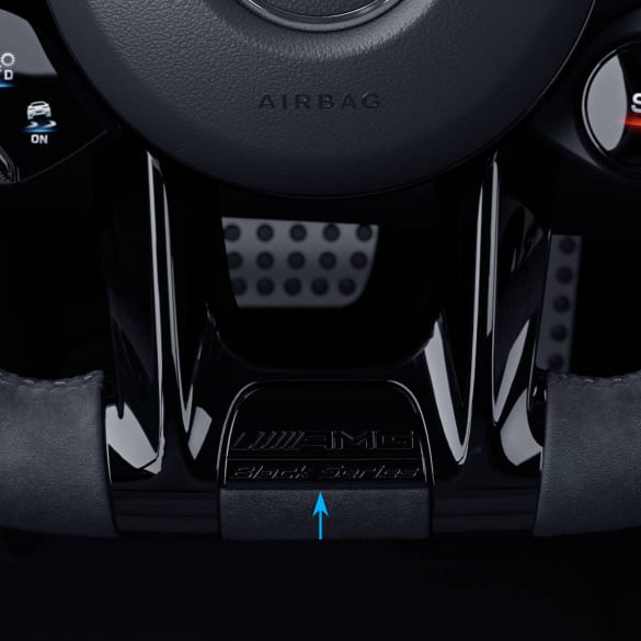 AMG GT C190 Night Package Black Series Steering wheel covers Original Mercedes-Benz | C190-Night-Paket-Lenkrad-BS-K