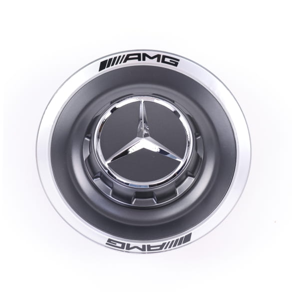 AMG hub cap centre lock design Edition 1 black yellow Original Mercedes-AMG | A0004005700 7Y86-B