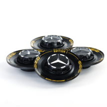 AMG hub cap centre lock design Edition 1 black yellow Original Mercedes-AMG | A0004005700 9Z36-B