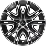 Jantes AMG GLA H247 20 pouces noir 10 doubles branches Original Mercedes-Benz