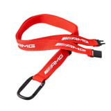 AMG lanyard karabijnhaak rood Original Mercedes-AMG-collectie