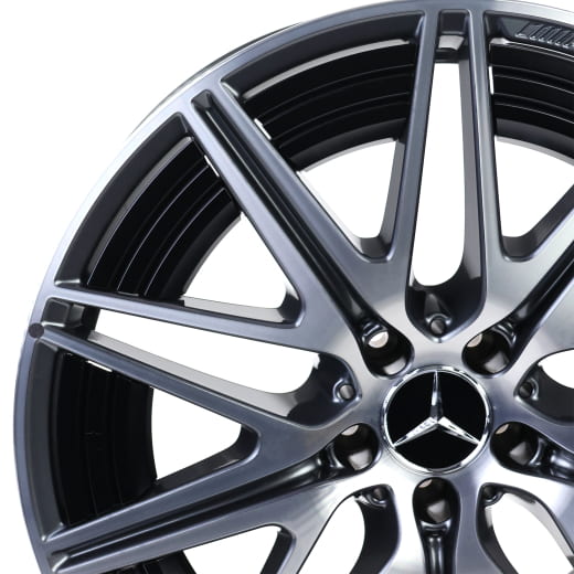 Llantas AMG Clase C S206 20 pulgadas originales Mercedes-Benz gris tantalio | A2064000600/0400-S206