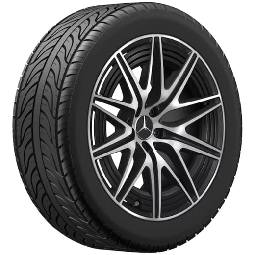 Llantas AMG Clase C W206 20 pulgadas Original Mercedes-Benz negro mate | A2064001200/1300-W206