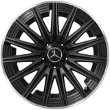 Llantas AMG GLB X247 20 pulgadas negro, pestaña de llanta torneada, Original Mercedes-Benz