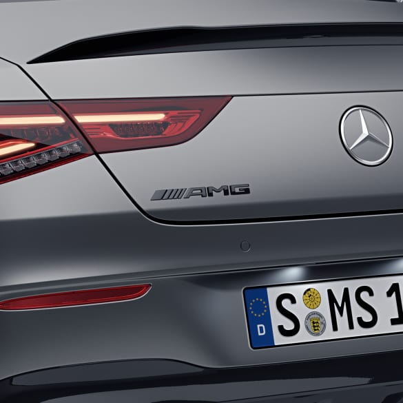 AMG-logo belettering zwart CLA 45 Original Mercedes-Benz