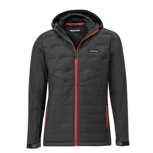 AMG men's hybrid jacket black red Genuine Mercedes-AMG
