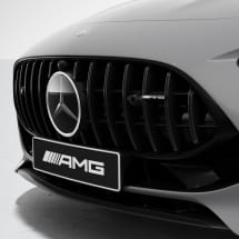 AMG Panamericana grille auto zwart chroom AMG GT C192 | C192-Pana-dark