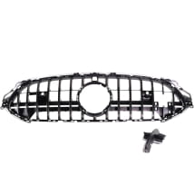 AMG Panamericana grille auto zwart chroom AMG GT C192 | C192-Pana-dark