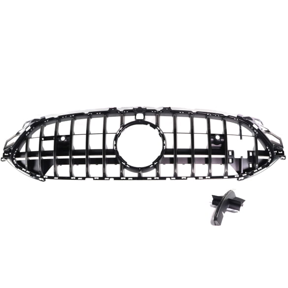 AMG Panamericana grille auto zwart chroom AMG GT C192 | C192-Pana-dark