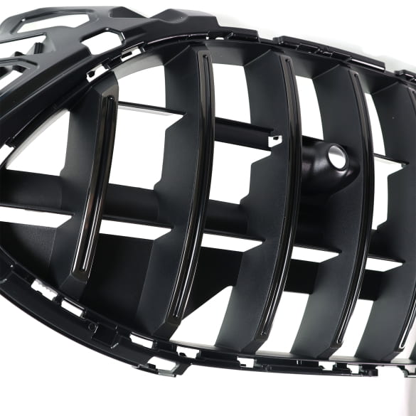 AMG Panamericana grille auto zwart chroom AMG GT C192 | C192-Pana-dark