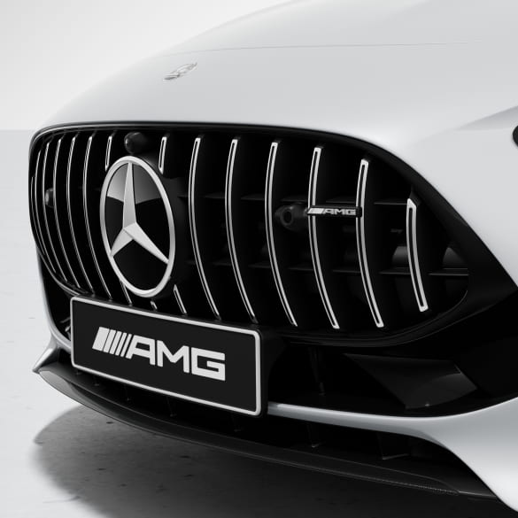 AMG Panamericana Kühlergrill Silberchrom AMG GT C192 | C192-Pana-silber