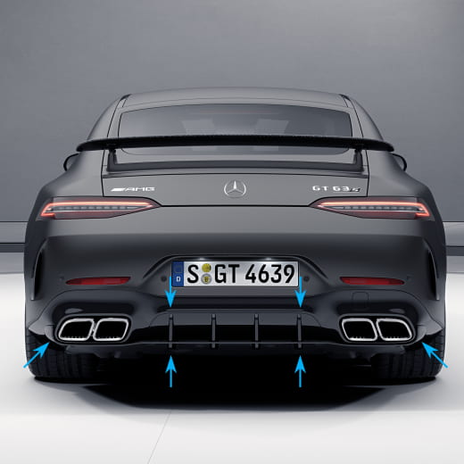 Pannello diffusore aerodinamico AMG GT X290 pre-restyling Originale Mercedes-AMG | X290-Windleitkanal-AMG-Aero