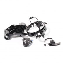 zwarte AMG stuurwielbekleding Performance stuurwiel Nightpak | amg-pf-lenkr-schwarz