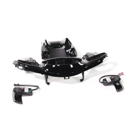 zwarte AMG stuurwielbekleding Performance stuurwiel Nightpak | amg-pf-lenkr-schwarz