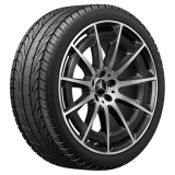 Ruote estive AMG 21 pollici EQS V297 nero set ruote complete Original Mercedes-Benz