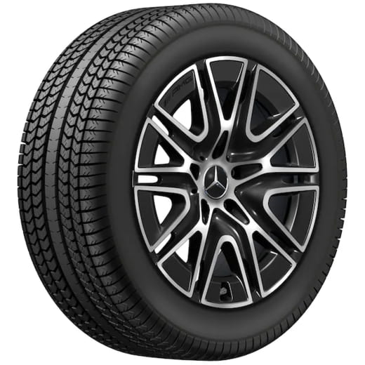 Roues hiver AMG 20 pouces Classe G W465 noires, jeu de roues complètes | Q440303910030-Set
