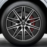 Roues hiver AMG GLC Coupé C254 20 pouces noir mat Continental
