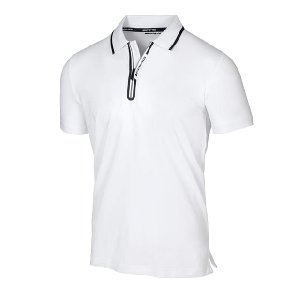 AMG Poloshirt Herren weiß Original Mercedes-AMG Collection