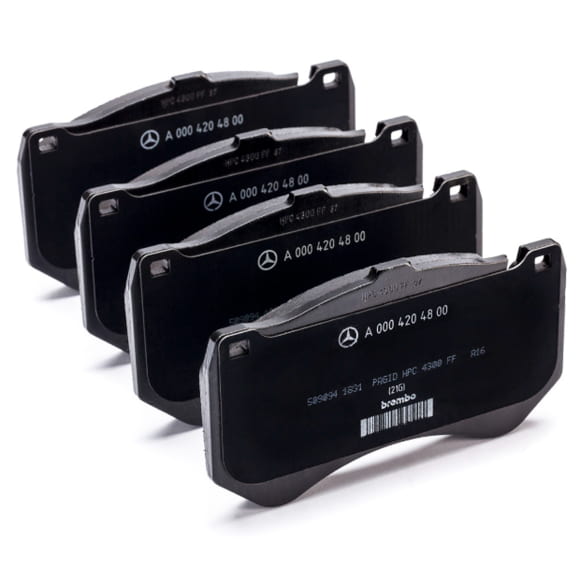 AMG remblokset voor keramische reminstallatie GLC C253 X253 GLC 63 AMG Origineel Mercedes-AMG