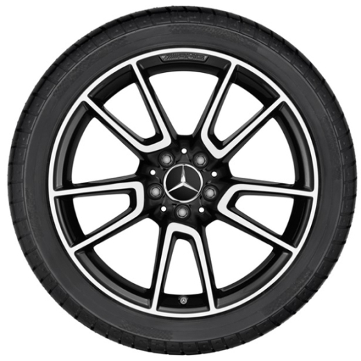 Ruedas de verano AMG 19 pulgadas Mercedes-Benz Clase C 205 5 radios dobles  | A2054014900/65007X23-Continental
