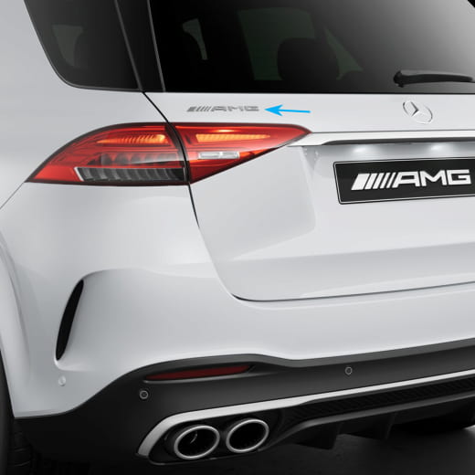 AMG Schriftzug Chrom GLE SUV V167 Original Mercedes-Benz | A1678176100