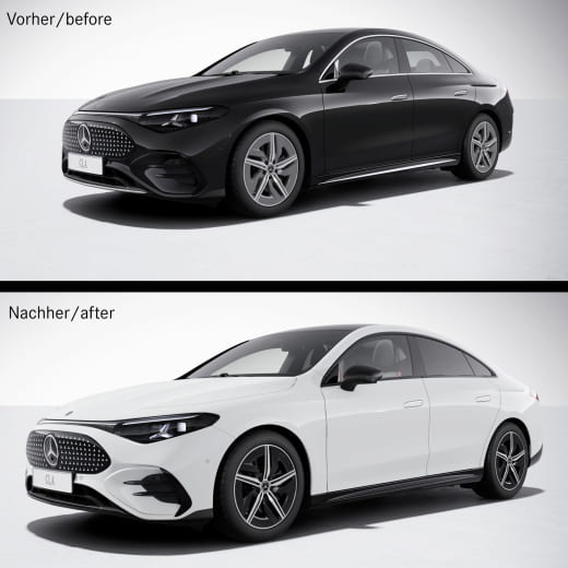 AMG Einleger Seitenschweller CLA Coupé C174 Night Paket Original Mercedes-Benz | C174-SWE-AMG-Night