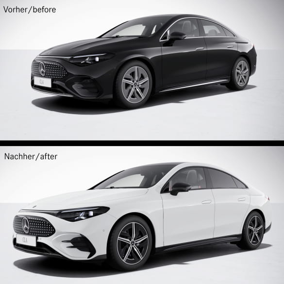 AMG Einleger Seitenschweller CLA Coupé C174 Night Paket Original Mercedes-Benz | C174-SWE-AMG-Night