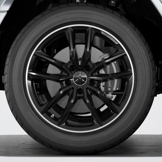 Set di cerchi AMG da 20 pollici G-Klasse W465 nero originale Mercedes-Benz | A4634013900 7X72-W465
