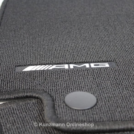 Set tappetini AMG Classe C A205 Cabrio C205 Coupé nero Original Mercedes-Benz | A2056807505 9G63