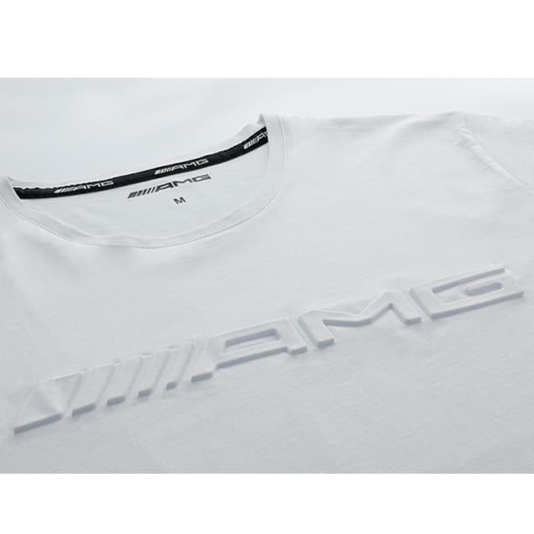 T-Shirt men white genuine Mercedes-AMG | B669589-Shirt