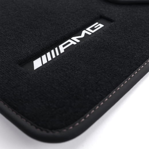 Tapis de sol en velours AMG Classe G W465 noir dark tobacco 4 pièces Original Mercedes-Benz | A4656806301 8J60