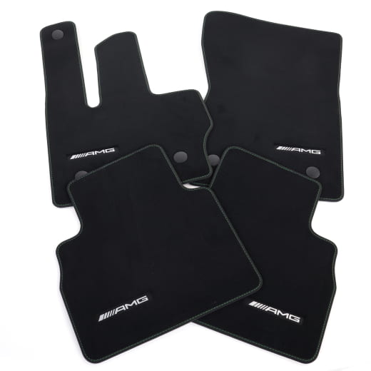 Tapis AMG G-Klasse W465 noir 4 pièces original Mercedes-Benz | A4656806301 6C77
