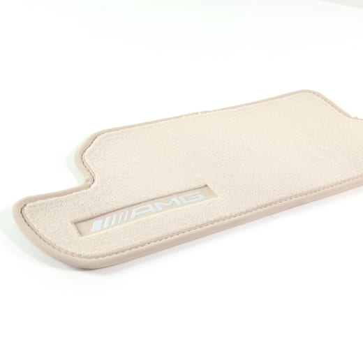 Tapis de sol AMG en velours SL R232 AMG GT C192 macchiatobeige | A2326802903 8U20