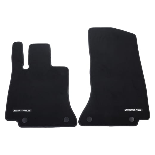 Tapis AMG en velours CLE C236 coupé noir, 4 pièces, original Mercedes-AMG | A2366805501 9J74-C236