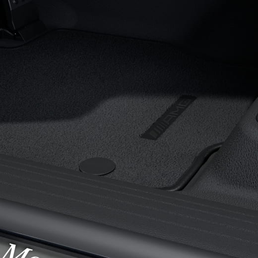 Tapis voiture AMG à poils longs en velours GLE Coupé C167 Original Mercedes-AMG | A1676808914 9J57-C167