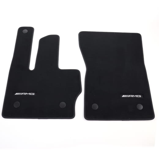 Tapis voiture velours AMG G-Klasse W465 noir bleu pacifique 4 pièces Original Mercedes-Benz | A4656806301 5C68