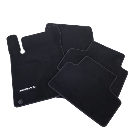 Tappetini auto AMG in velours GLB X247 nero set 4 pezzi originali Mercedes-Benz | A2476800102 9J74