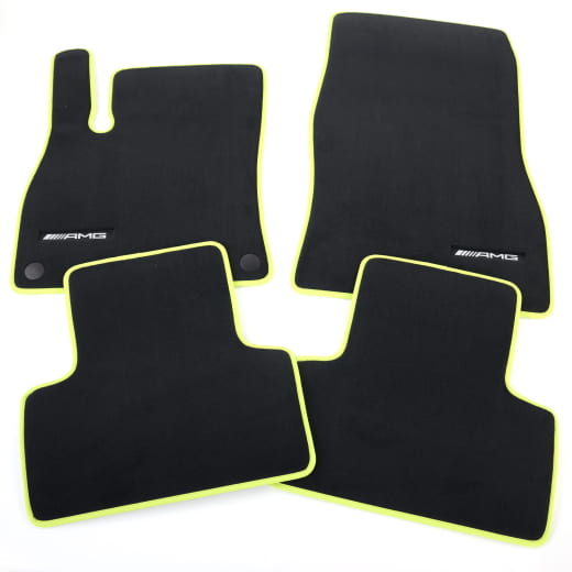 Tappetini auto AMG CLA C178 nero 4 pezzi Original Mercedes-Benz | A1786802800 6C83-C178
