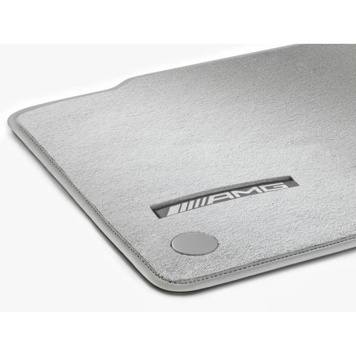 Tappetini auto AMG in velluto bianco digitale EQE SUV X294 | A2946801103 1D57