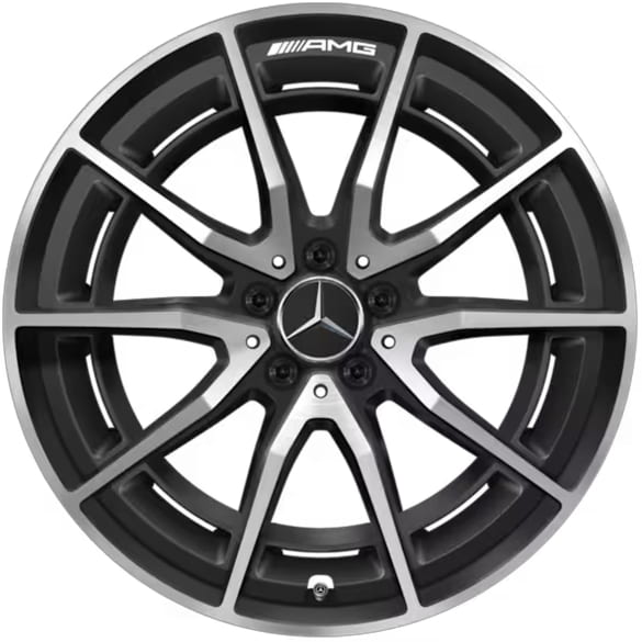 AMG velgen SL R232 20 inch 5-dubbelspaaks zwart mat Original Mercedes-Benz