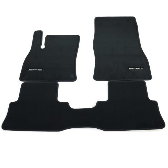 AMG velour floor mats CLA Coupe C174 black 3-piece Genuine Mercedes-Benz