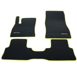 AMG velour floor mats CLA Coupe C174 black energygreen 3-piece Genuine Mercedes-Benz