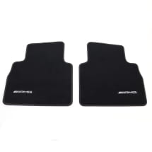AMG velours floor mats G-Class W465 black catalanbeige 4-piece set genuine Mercedes-Benz  | A4656806301 8AA5